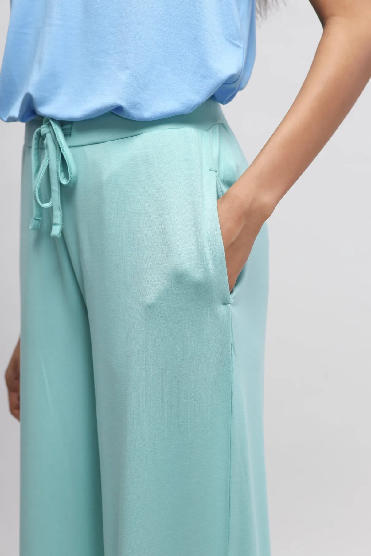 Aqua Flared Lounge Pant