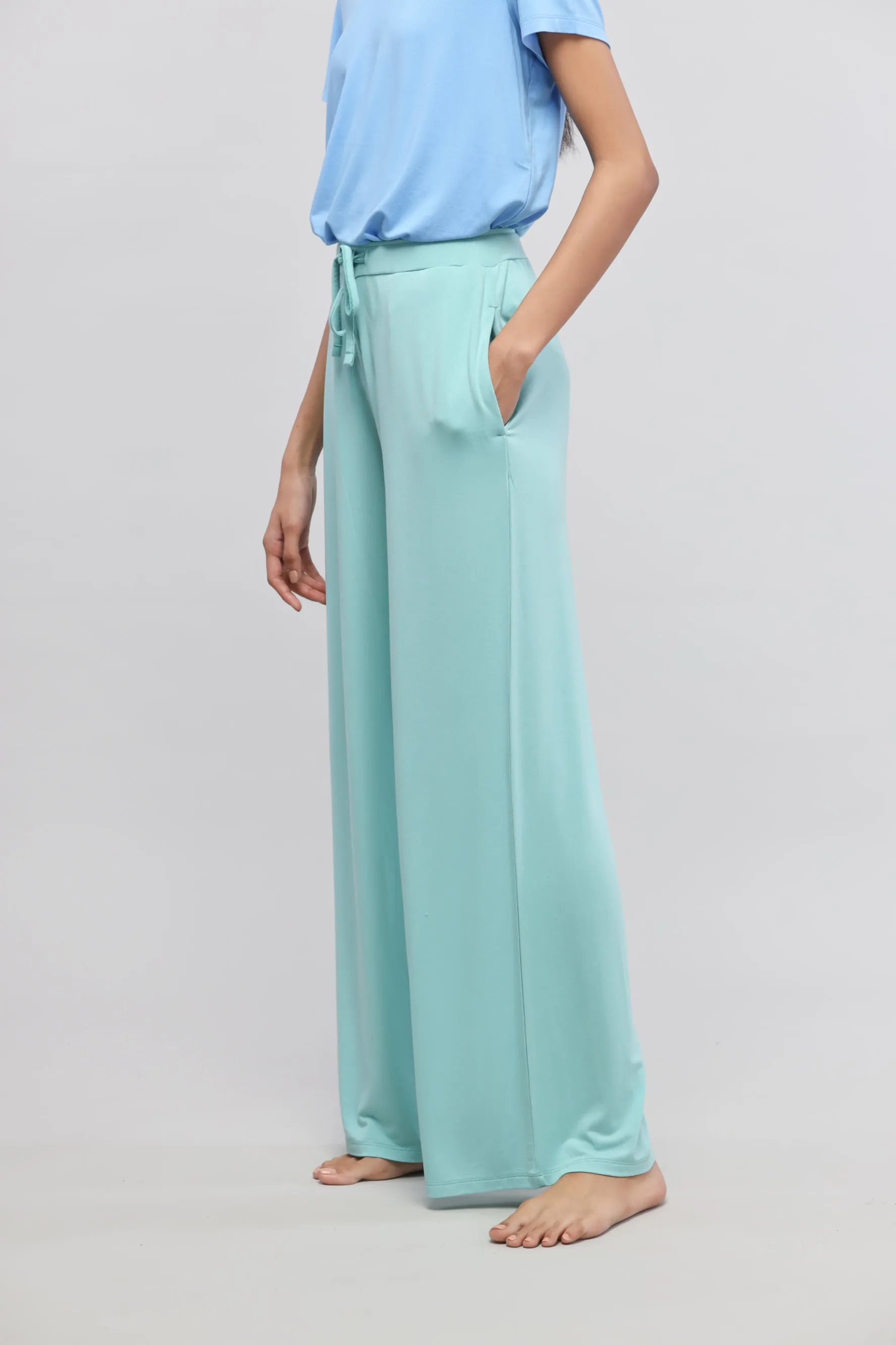 Aqua Flared Lounge Pant