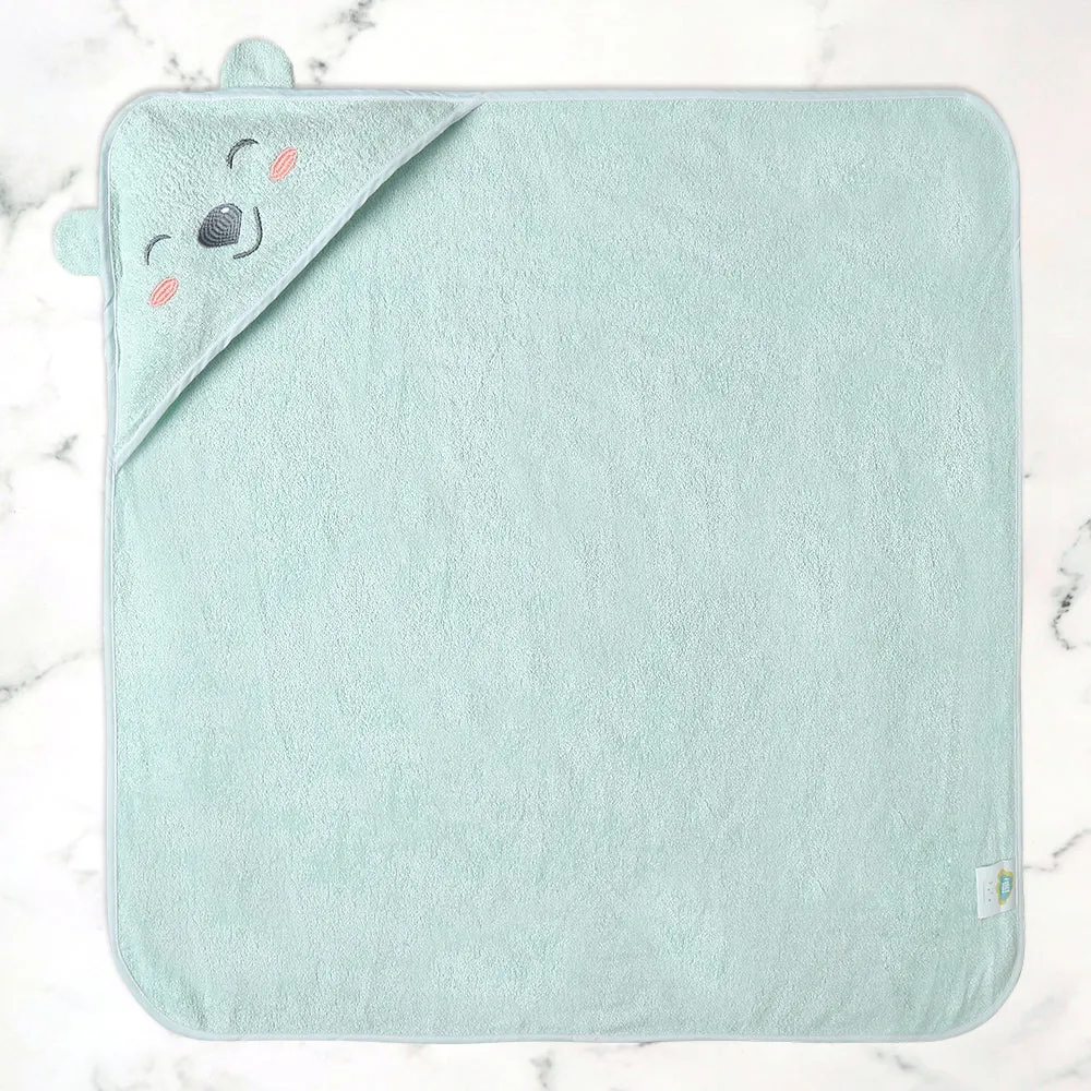 Bamboo Cotton Baby Hooded Towel - Bear