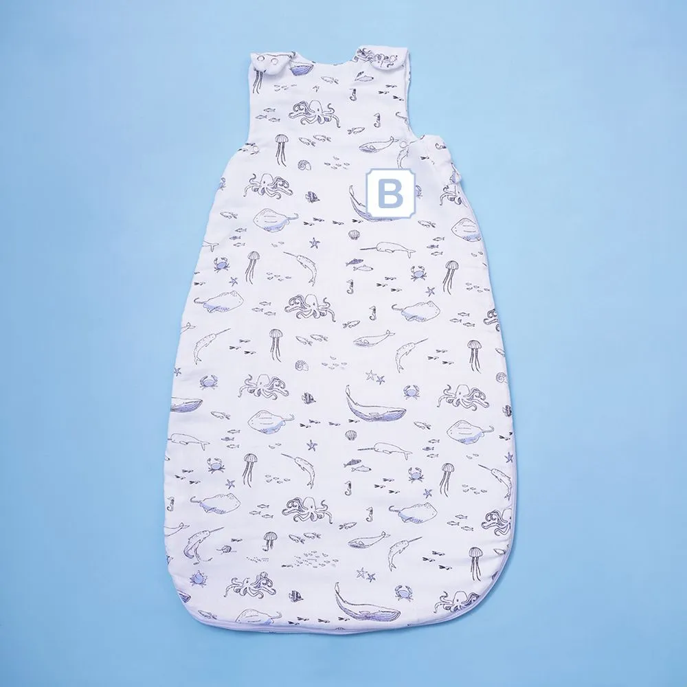 Bamboo Muslin Sleeping Bag - Sea Life