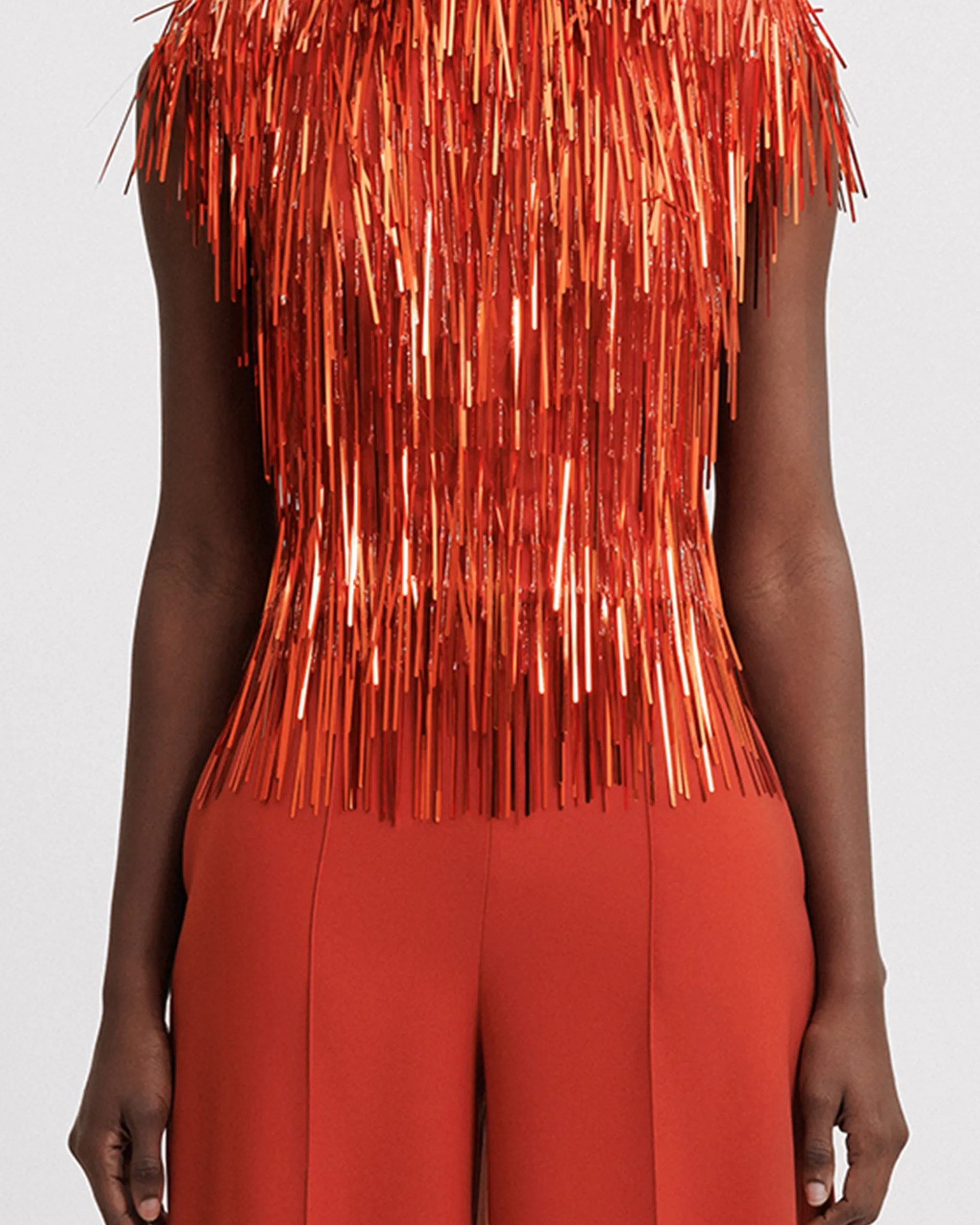 Beaded High-Collar Set