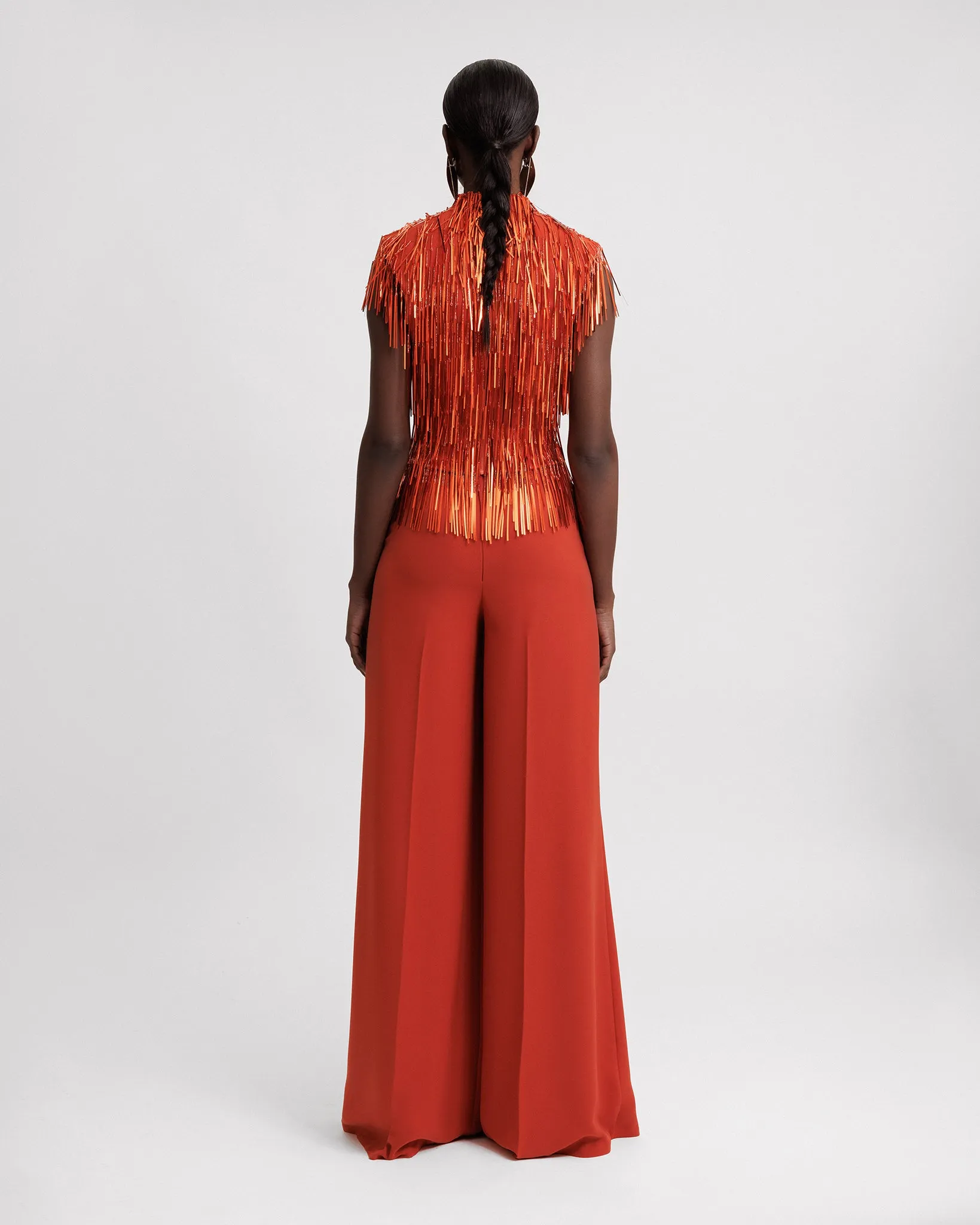 Beaded High-Collar Set