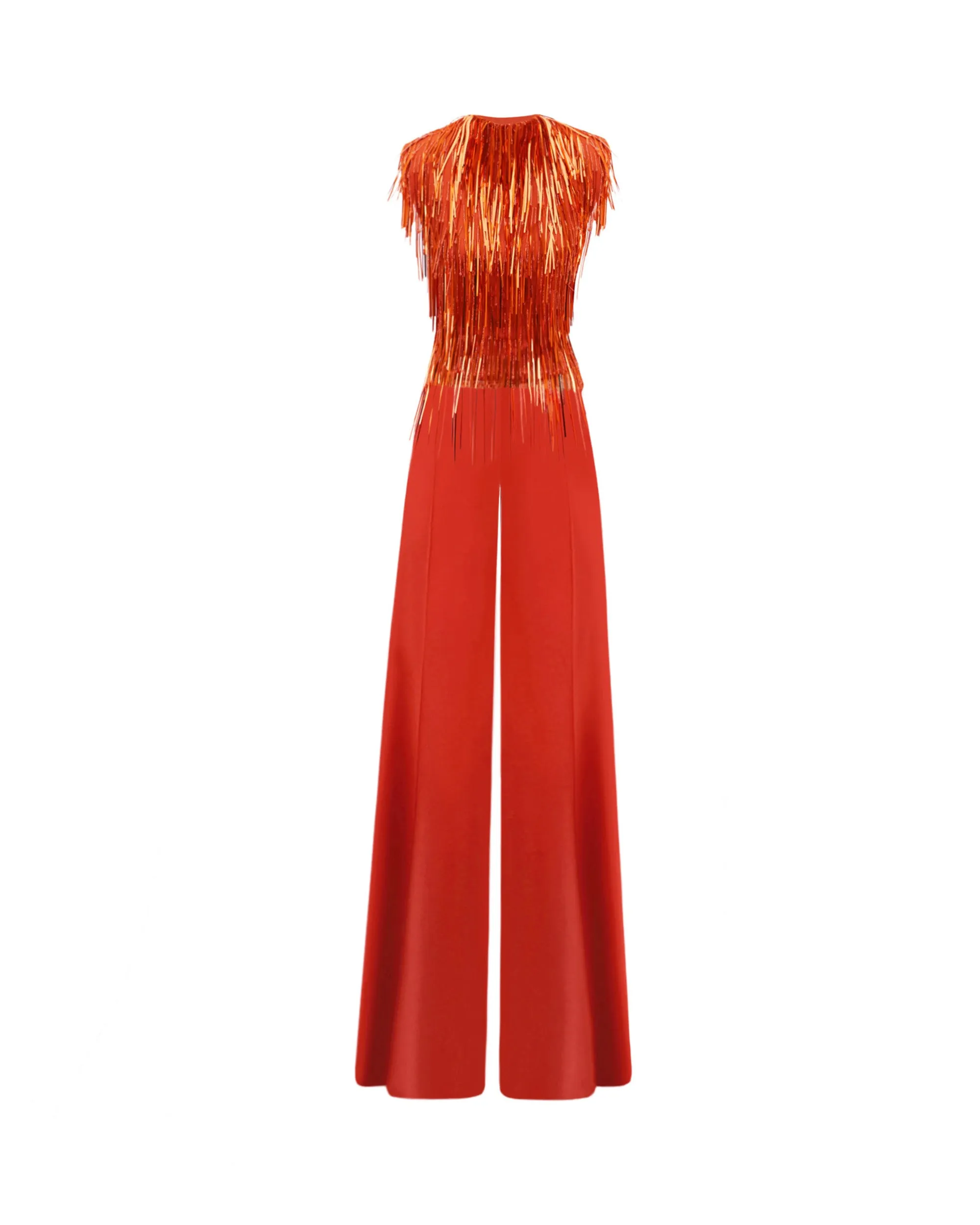 Beaded High-Collar Set