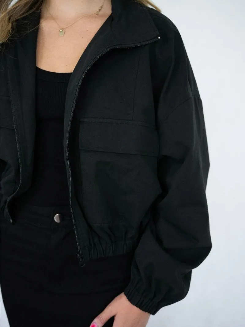Bomber Jacket- Black