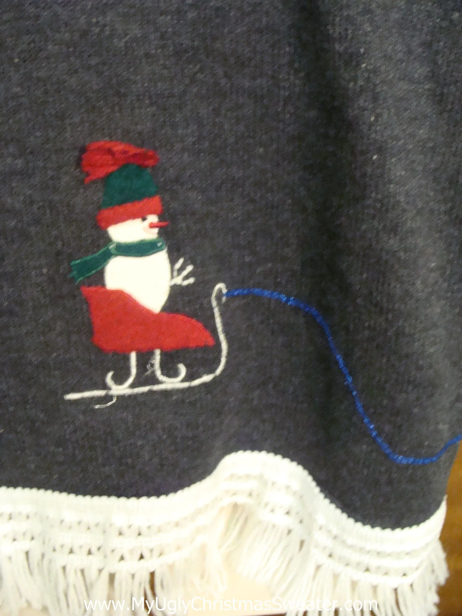 Bright Colored Snowmen Ugly Christmas Jumper