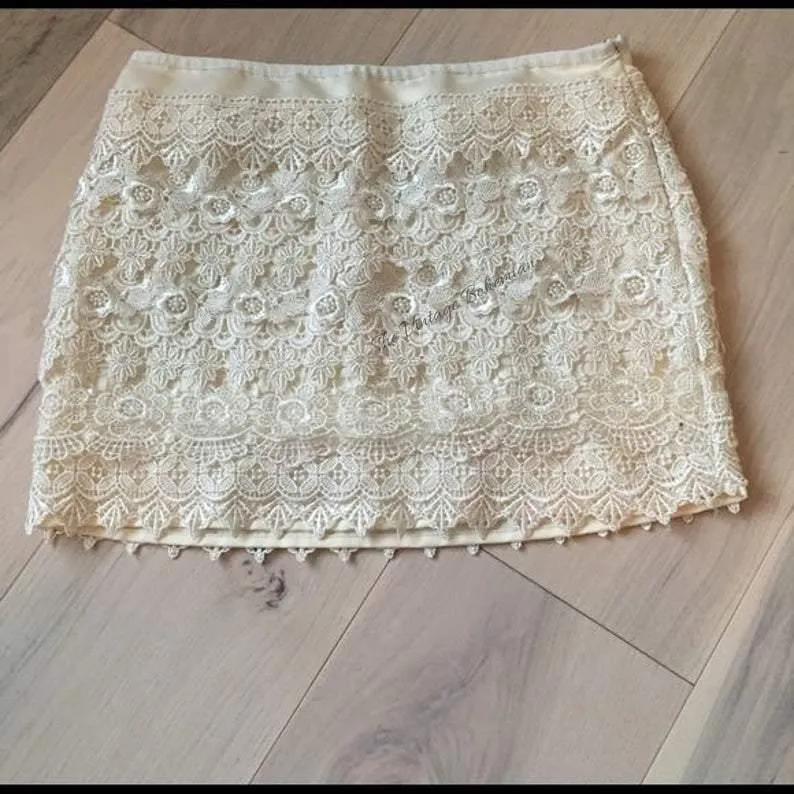 Clara Vintage Lace Skirt