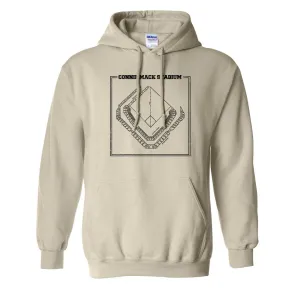 Connie Mack Pullover Hoodie | Connie Mack Stadium Natural Pullover Hoodie