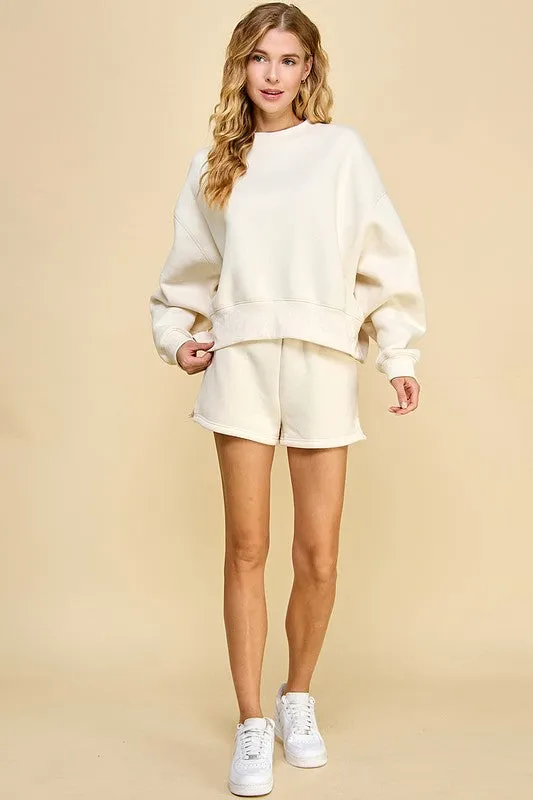 Dropped Shoulder Sweatshirt