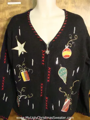 Festive Colorful Ugly Christmas Jumper