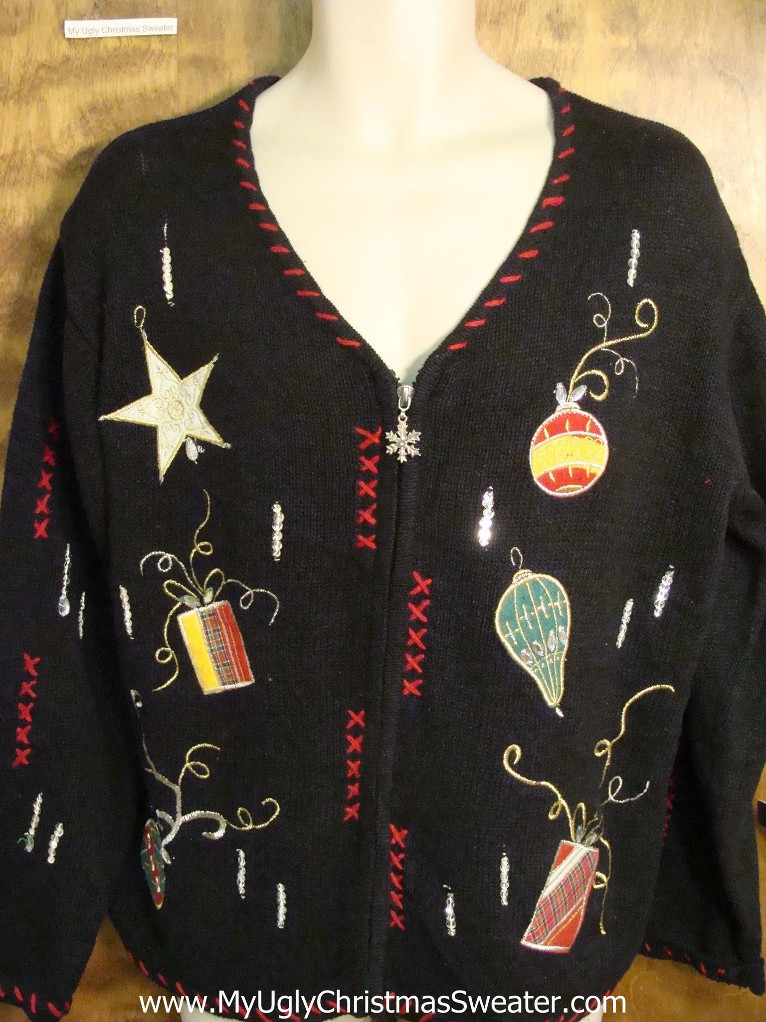 Festive Colorful Ugly Christmas Jumper