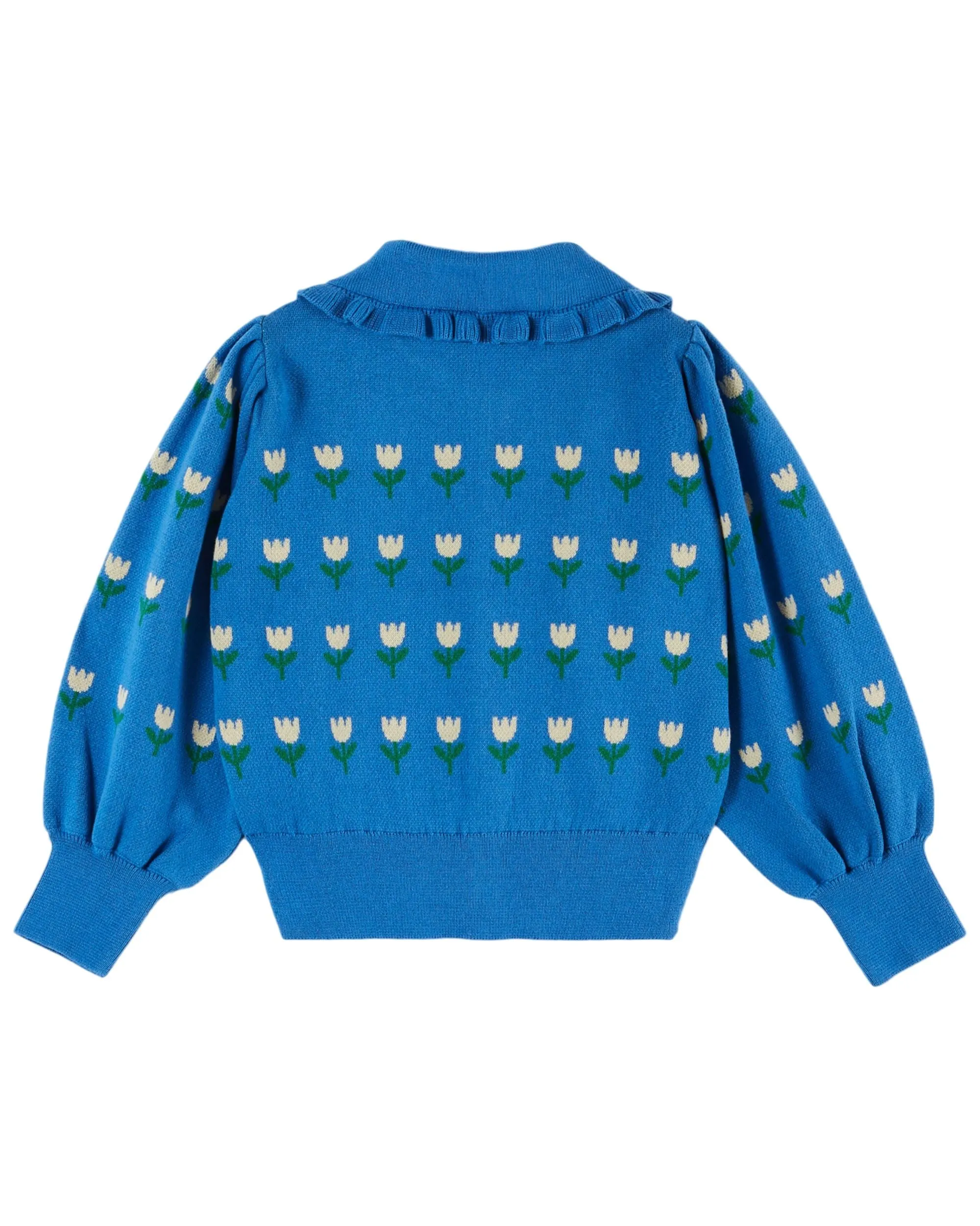 Flower Cardigan in Lagoon