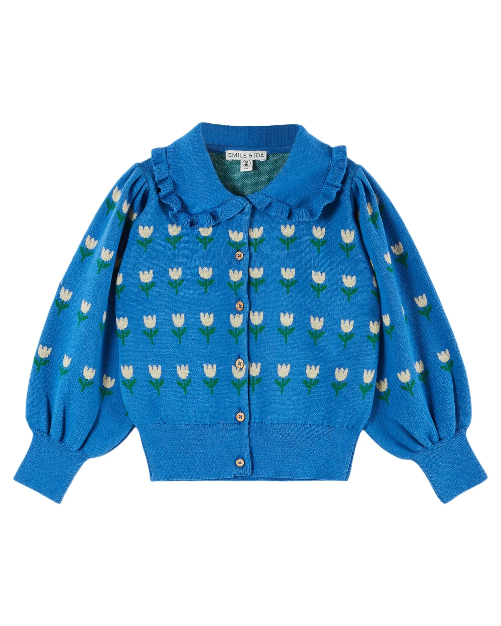 Flower Cardigan in Lagoon