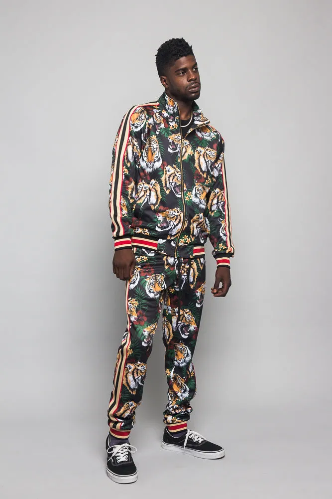 G Striped Tiger Track Suit Set