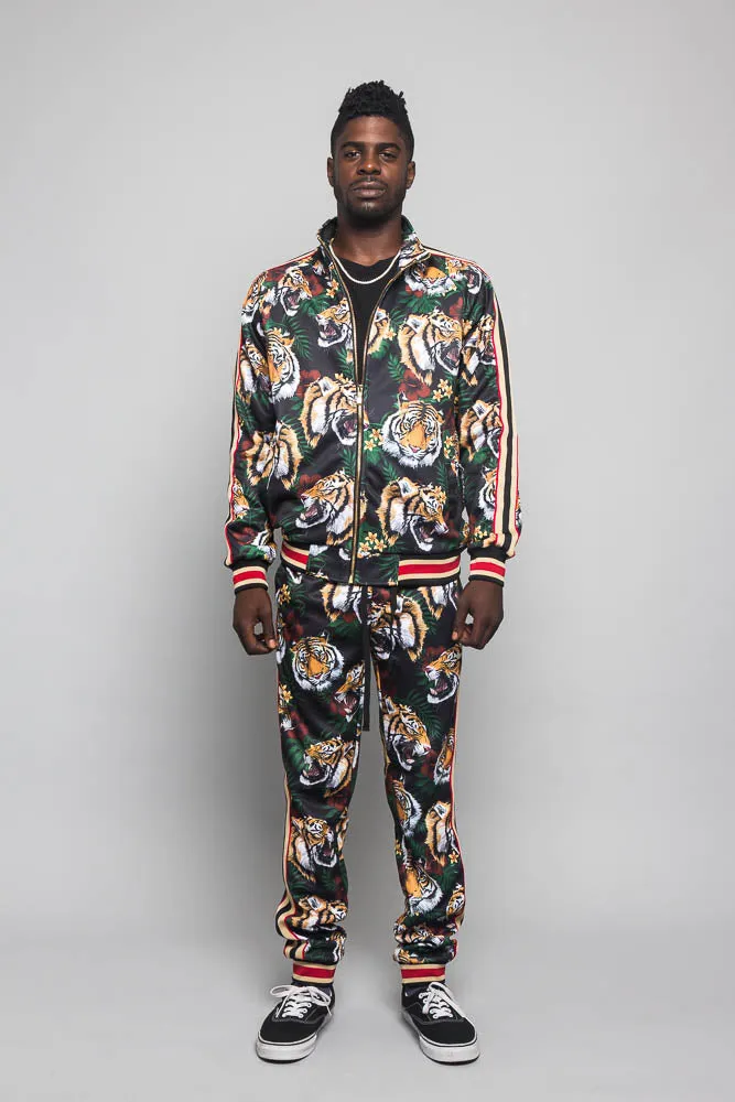 G Striped Tiger Track Suit Set