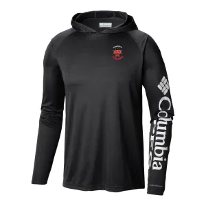 Indianapolis Indians Adult Columbia PFG Black Primary Terminal Tackle Hood