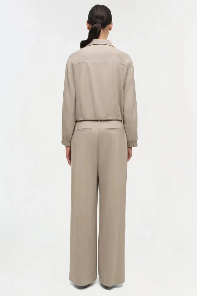 Jonathan Simkhai Geniveve Cropped Jacket Sand