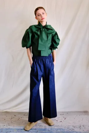 Marseille pants. Cropped. Denim
