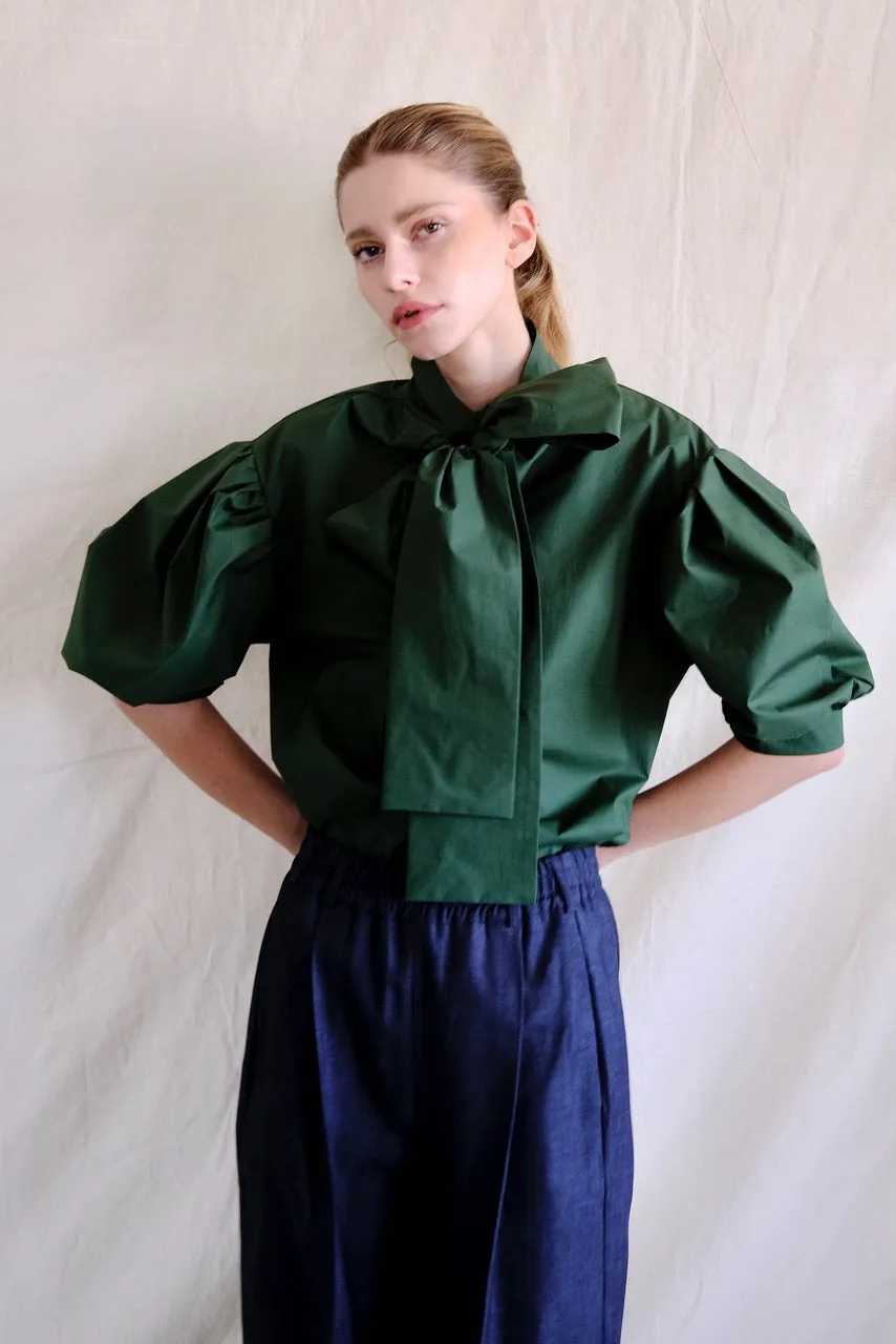 Marseille pants. Cropped. Denim