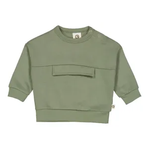 Pocket Sweatshirt - Poetry Green by Musli - FINAL SALE
