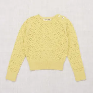 PRELVDPriscilla Pullover in Vintage Yellow - 8-9y