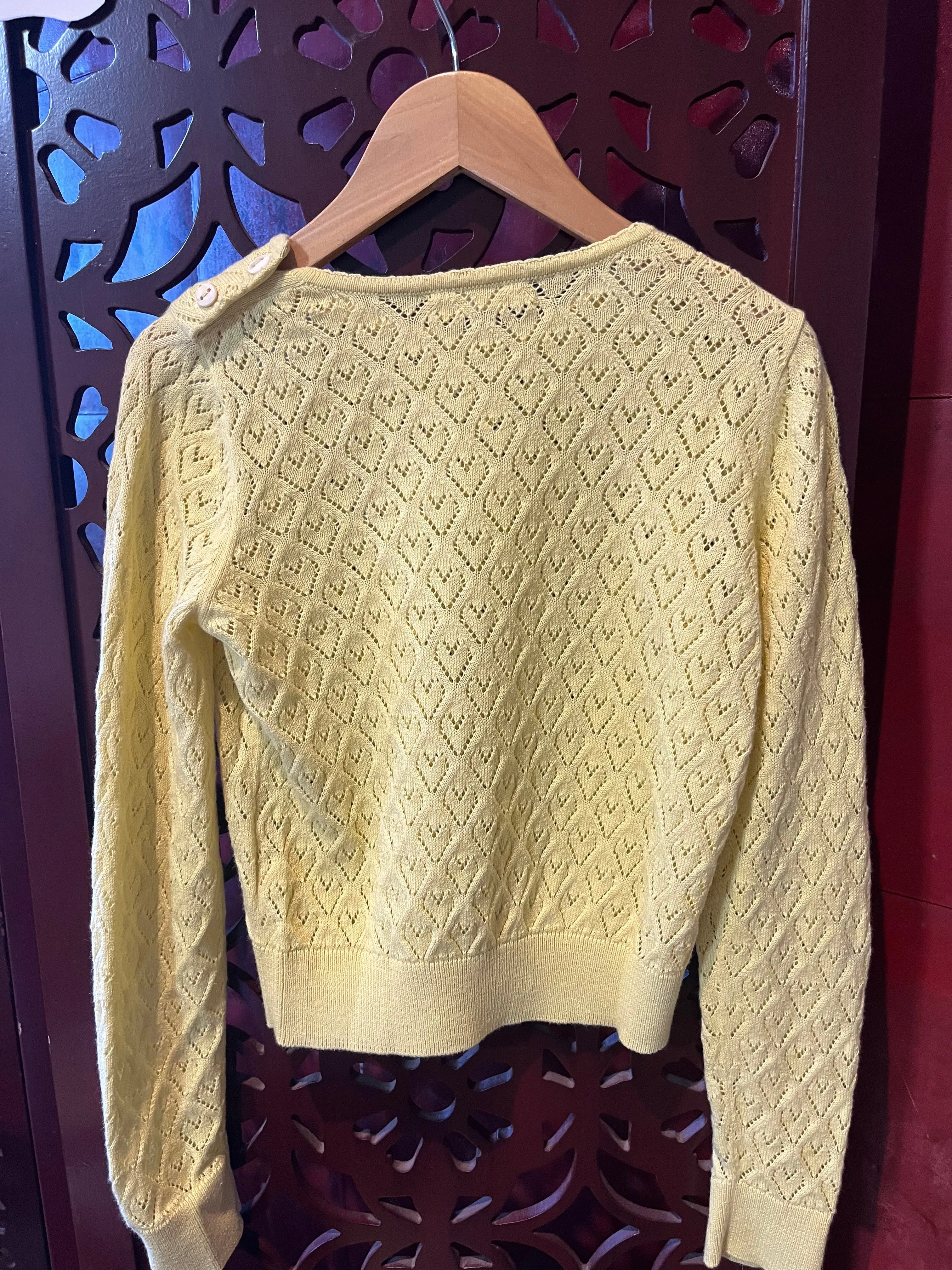 PRELVDPriscilla Pullover in Vintage Yellow - 8-9y