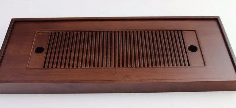 Premium Bamboo Tea Tray Gongfu Tea Coffee Serving Tray Handmade BPT11