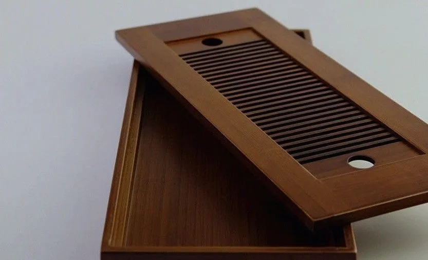 Premium Bamboo Tea Tray Gongfu Tea Coffee Serving Tray Handmade BPT11
