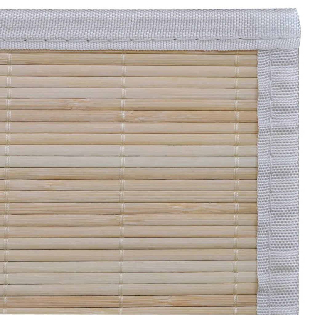 Rectangular Natural Bamboo Rugs 2 pcs 120x180 cm