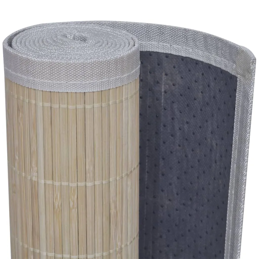 Rectangular Natural Bamboo Rugs 2 pcs 120x180 cm