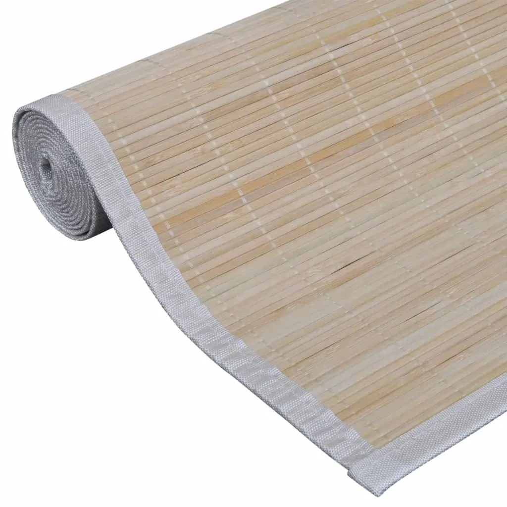 Rectangular Natural Bamboo Rugs 2 pcs 120x180 cm