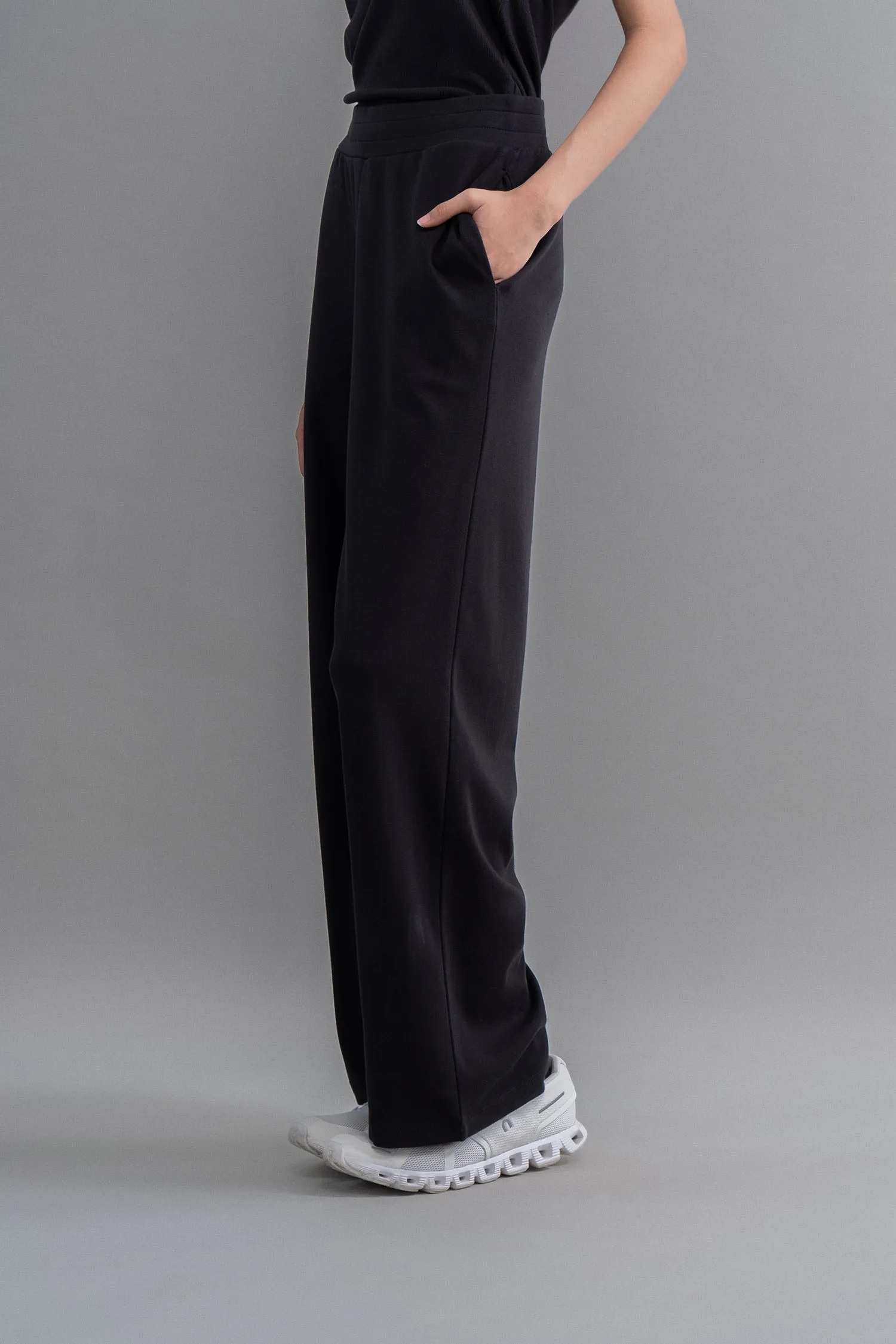 Snugknit® Black Flared Pant