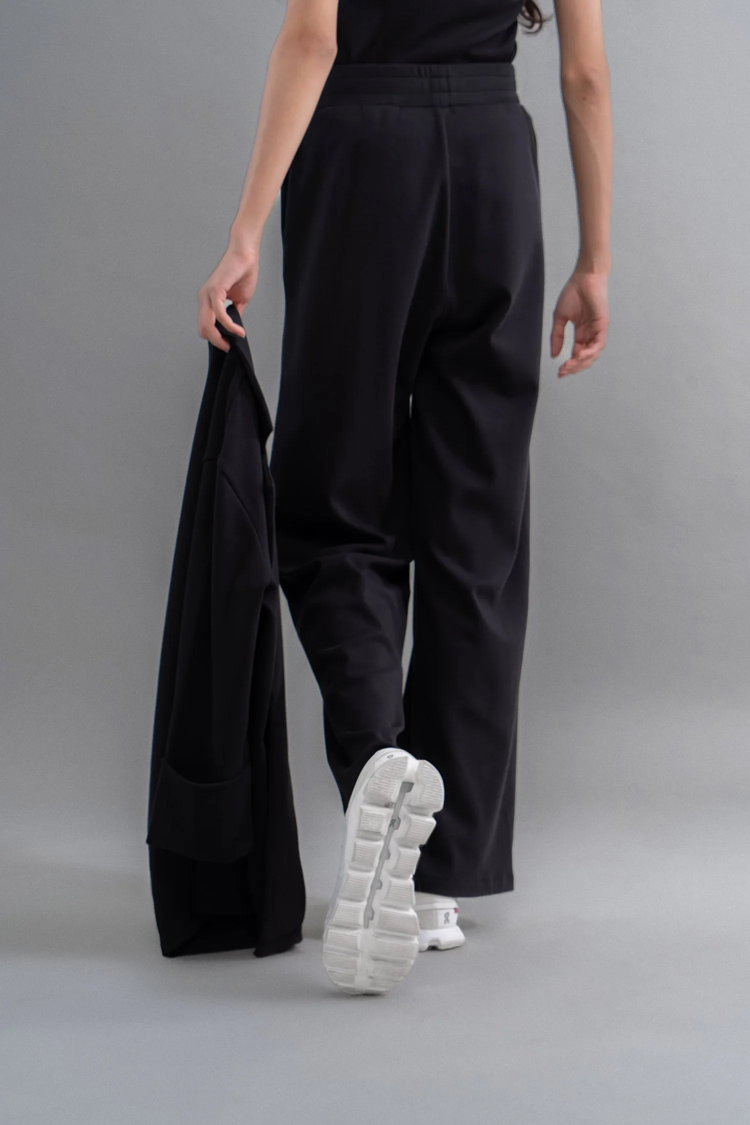 Snugknit® Black Flared Pant