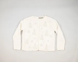 Sparkling Trees And Snowflakes-Medium Christmas Sweater