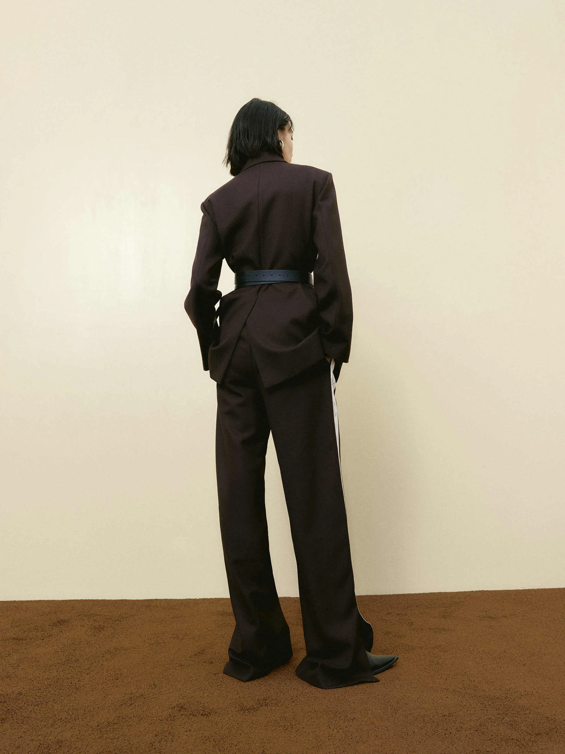 Split Hem Flared Pants