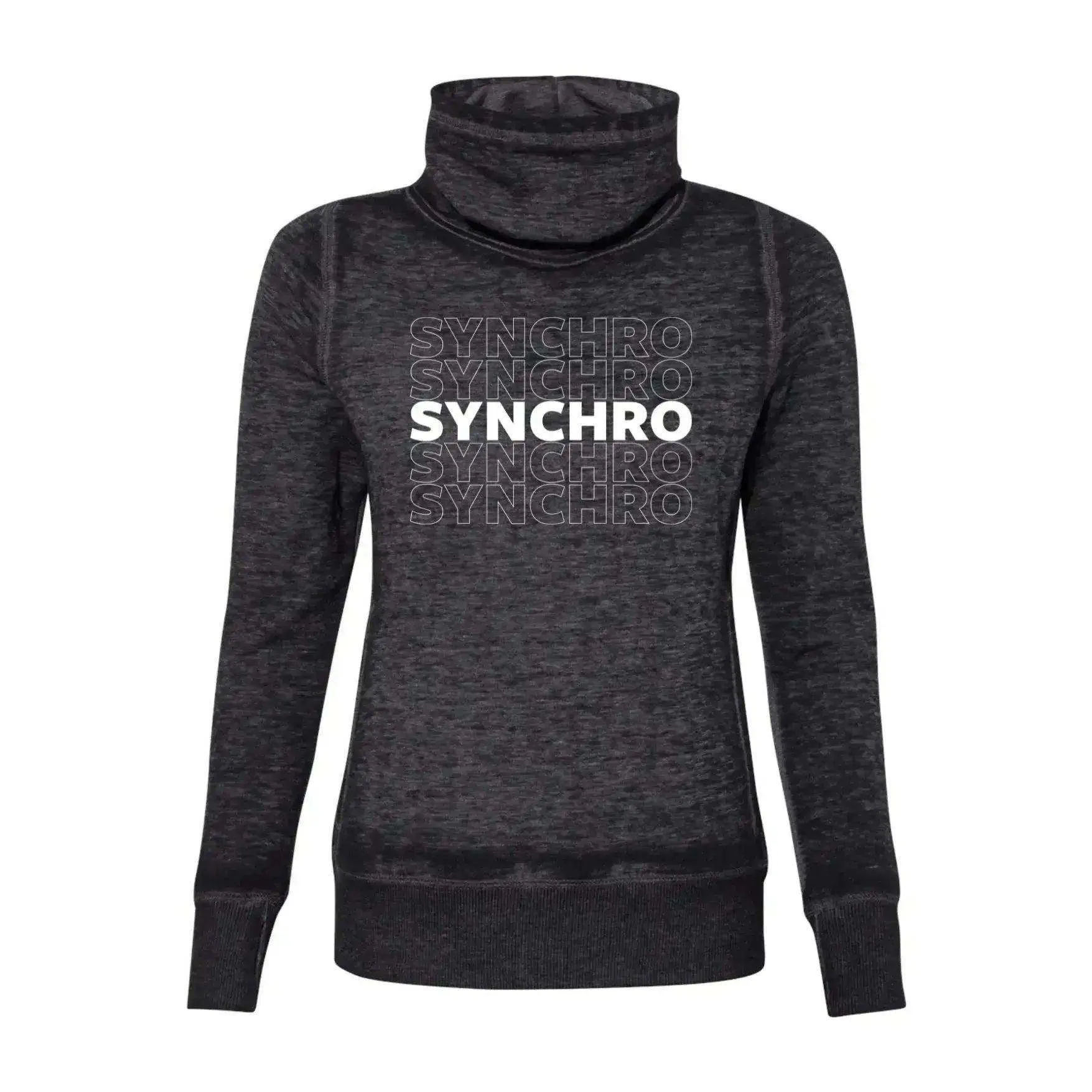 SYNCHRO Cowl Neck Sweatshirt