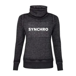 SYNCHRO Cowl Neck Sweatshirt