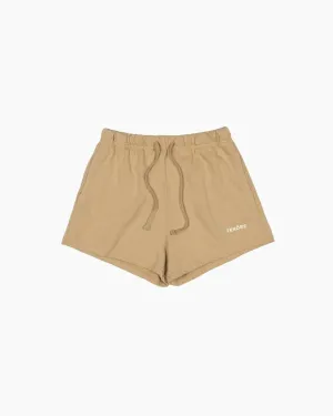 Tenore Logo Fleece Short - KHAKI