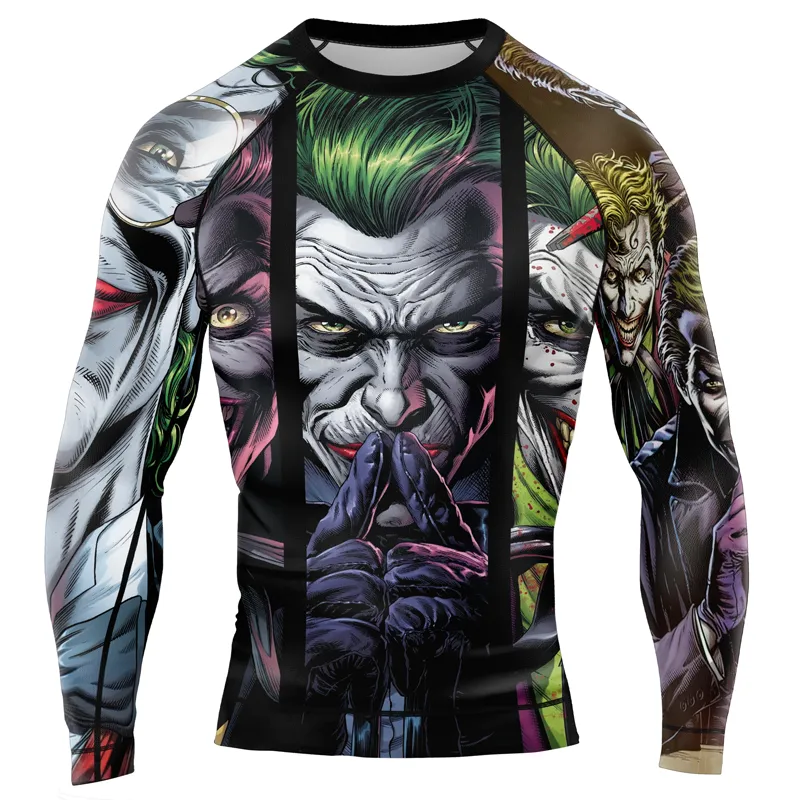 The Joker Dark Men's Long Sleeve Rash Guard