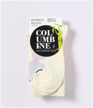 Unisex Bamboo Socks 3 Pack - Animal Faces