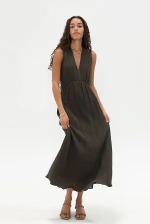 Ventosa Dress, Charcoal