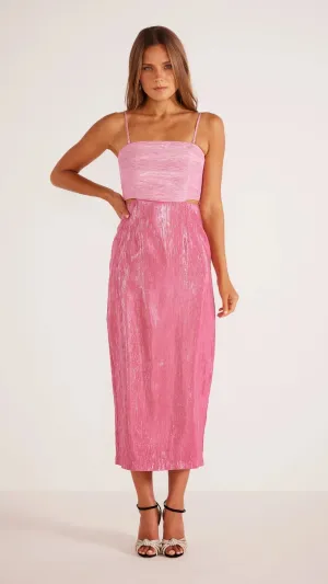 Vida Midi Dress - Pink
