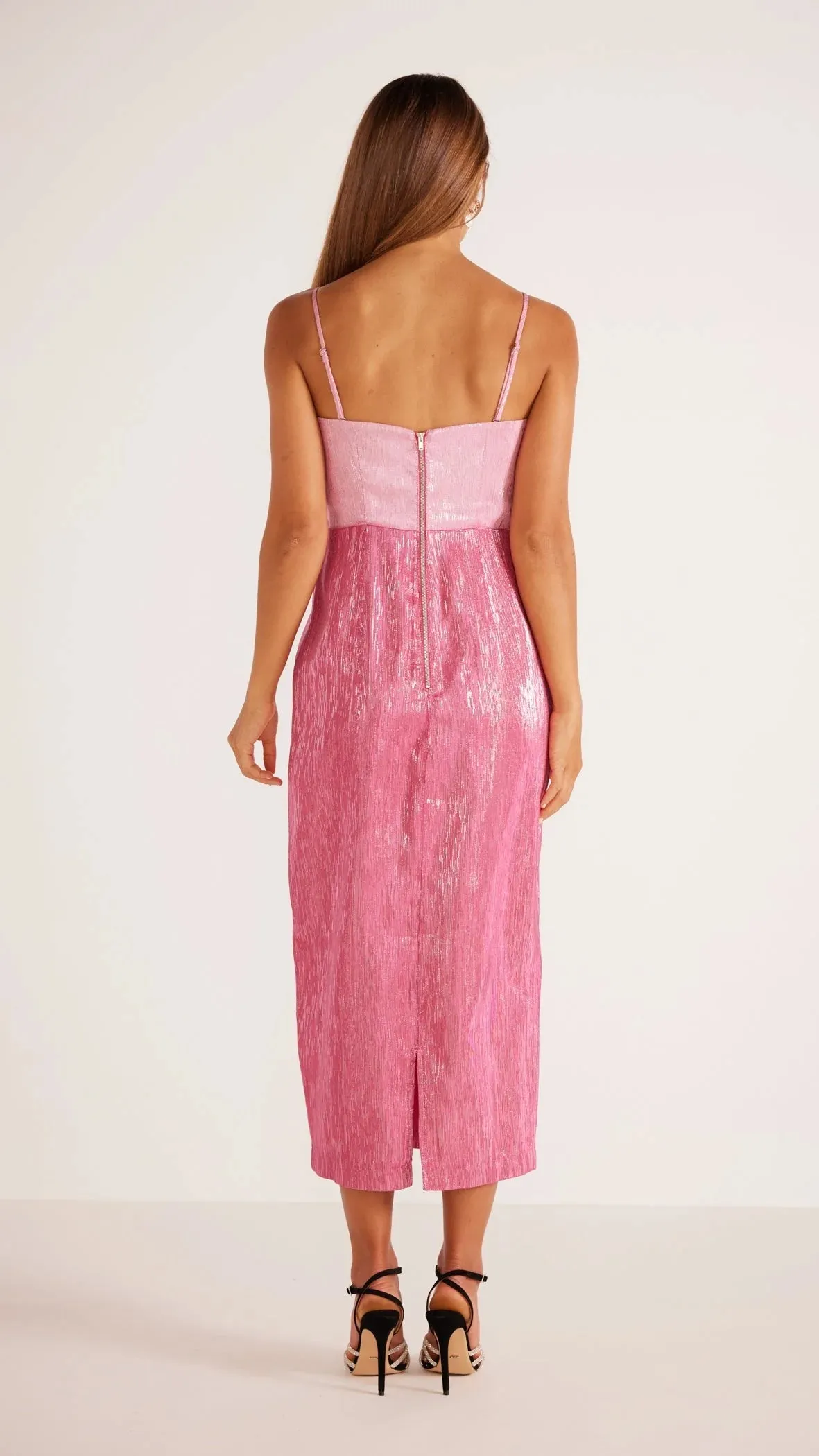 Vida Midi Dress - Pink