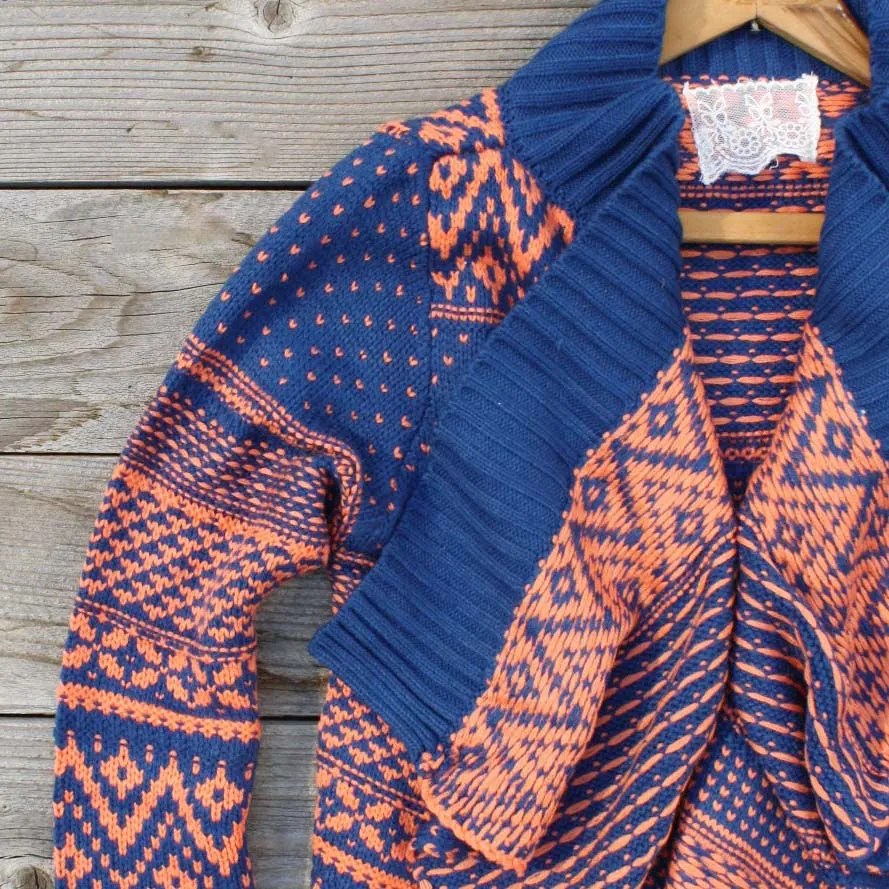 Wood Sled Sweater in Rust