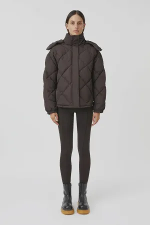 Wynston Puffer Jacket Mocha Brown