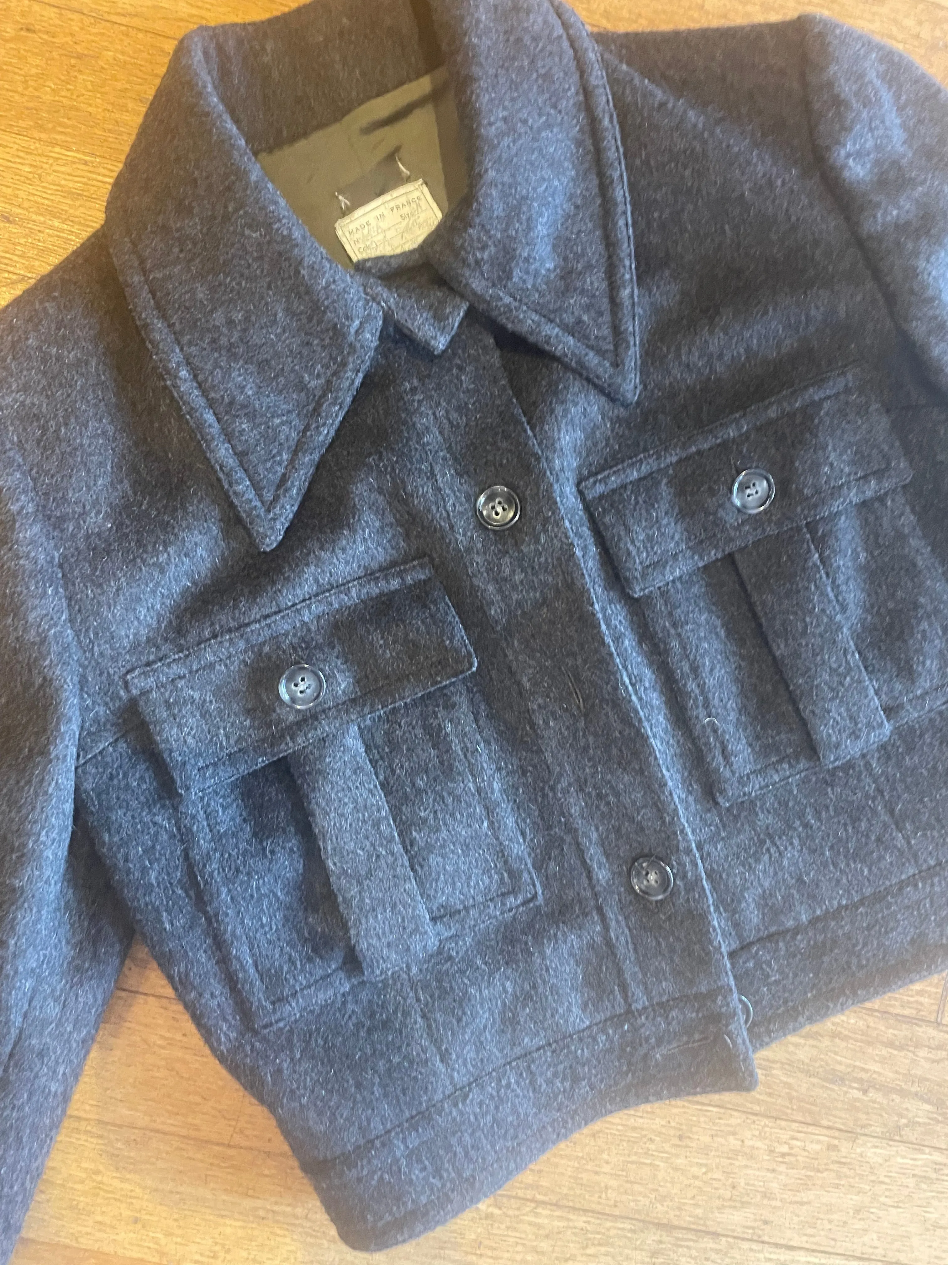 YSL grey wool jacket