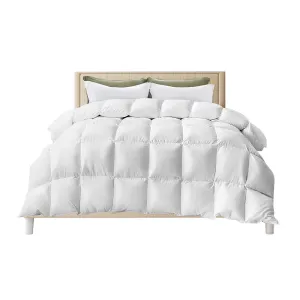 ZUNI Natural Bamboo Quilt 200GSM Duvet Doona Winter Summer Quilt Single